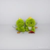 Happy Little Zebra simulation figurine, green plush dragon-shaped doll, Tricolor cat doll, cat backpack Specification image
